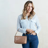 Hobo - Darcy Carry-All Crossbody - Polished Leather - Woodsmoke