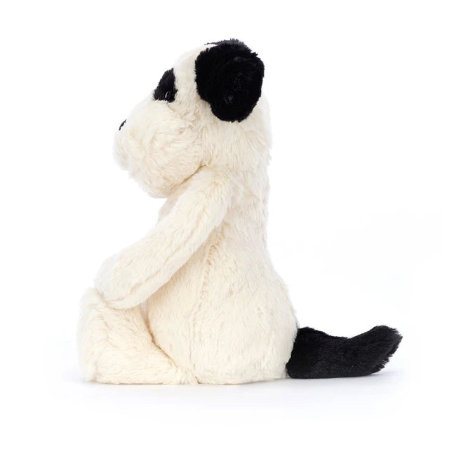 Jellycat - Bashful Rufferty Black & Cream Puppy - Findlay Rowe Designs