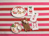 Mud Pie - Christmas Embroidered Towel - Bows