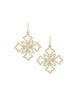 Natalie Wood Designs - Earrings - Heirloom Cross Drop - Gold