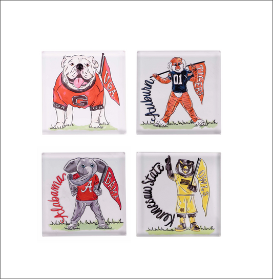Glory Haus - Acrylic Napkin Weight - Team Mascot