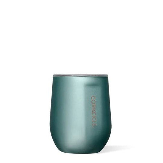 Corkcicle - Metallic Stemless Wine Cup - Jade - Findlay Rowe Designs