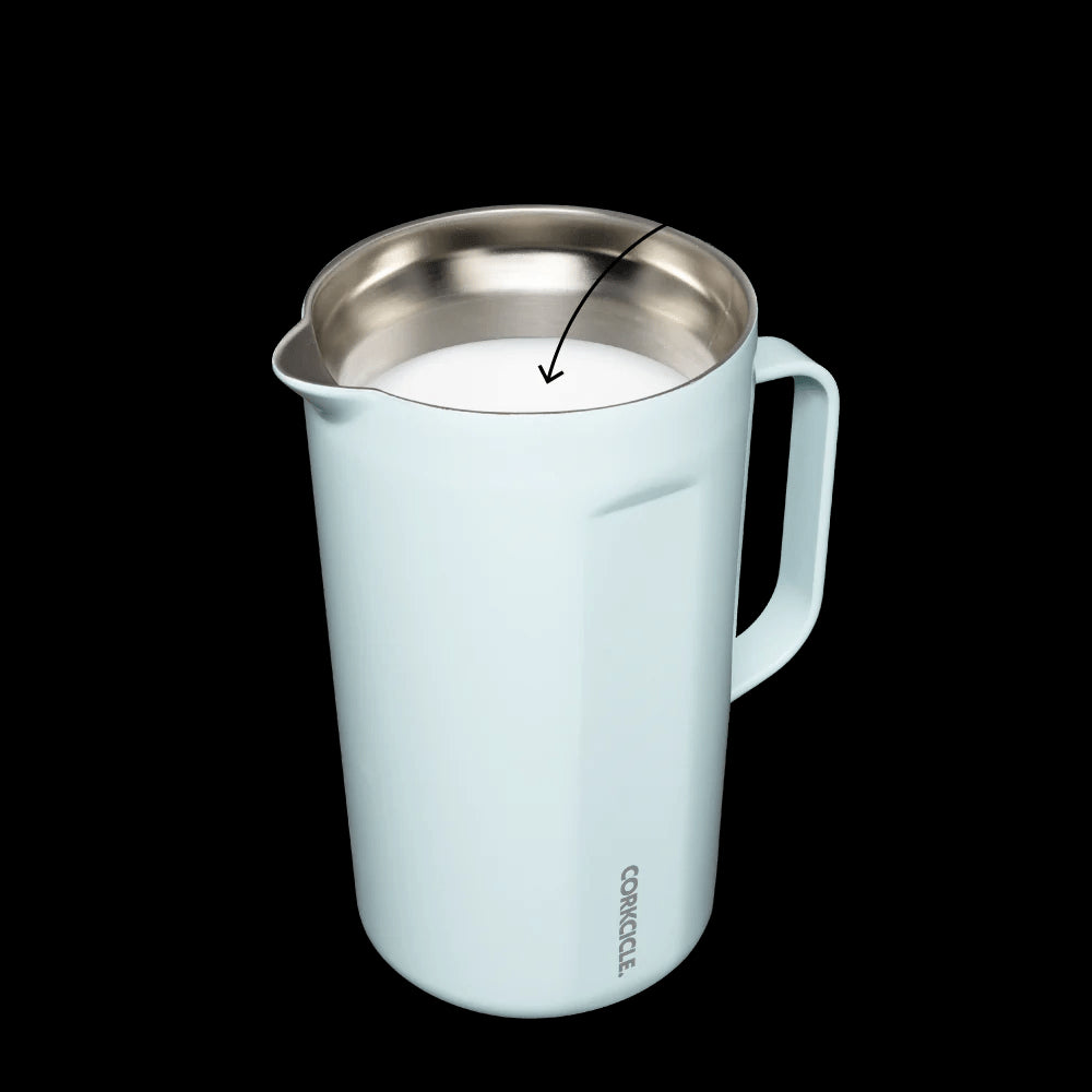 Corkcicle Pitcher GLOSS POWDER BLUE Findlay Rowe Designs
