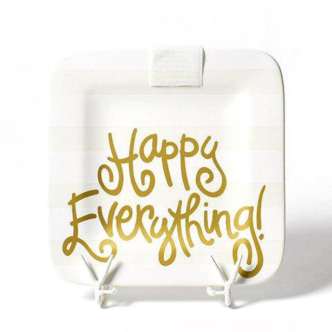 Happy Everything Small Platters - White Stripe - Findlay Rowe Designs