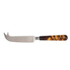 Stainless Steel Cheese Knife w/ Resin Handle, Tortoise Shell Finish - Findlay Rowe Designs