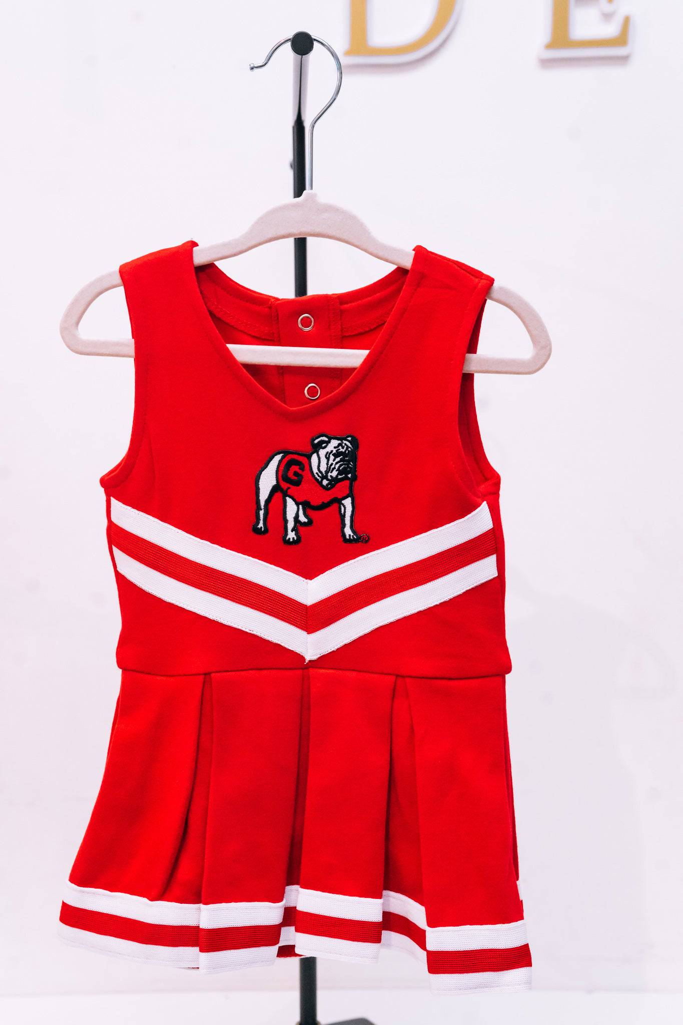 University of Georgia Cheerleader Bodysuit Dress - Findlay Rowe Designs