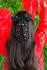 Brianna Cannon - Bow Barrette - UGA Black - Findlay Rowe Designs