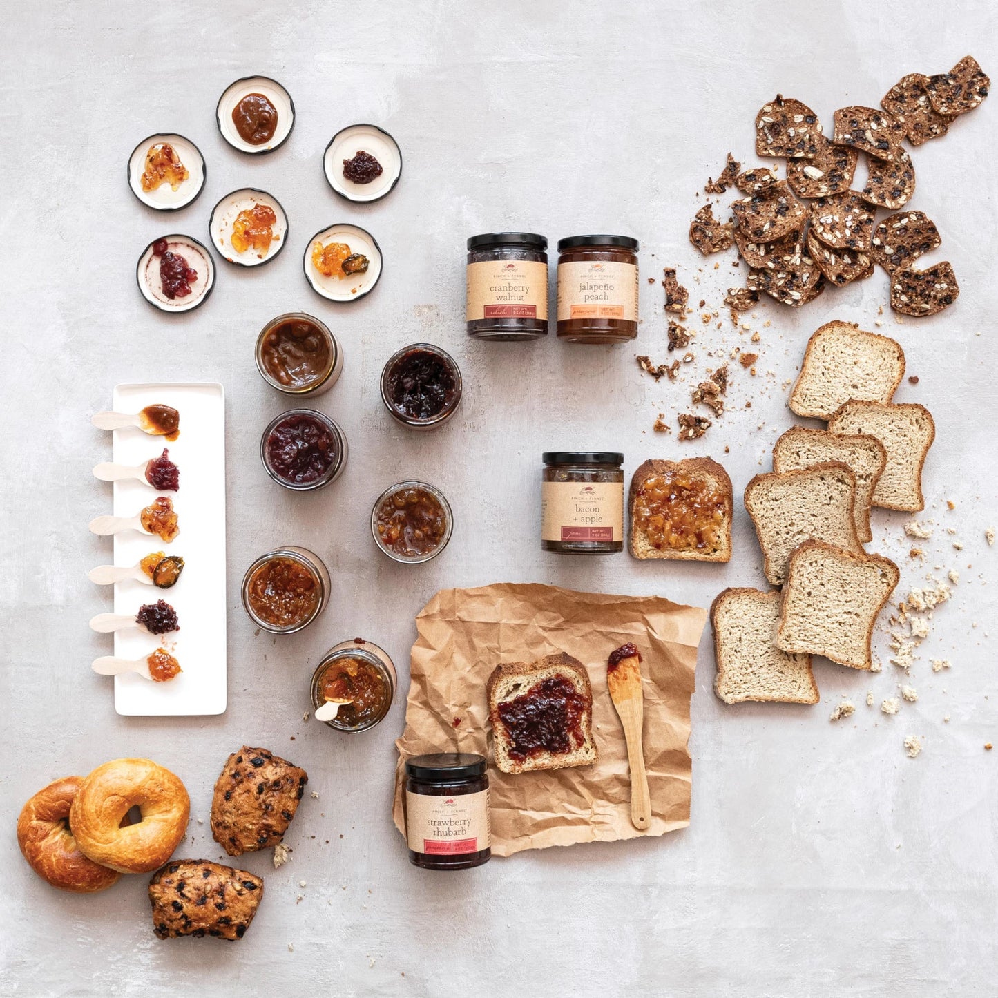 Finch and Fennel -  Jalapeño Peach Preserves - 9oz - Findlay Rowe Designs