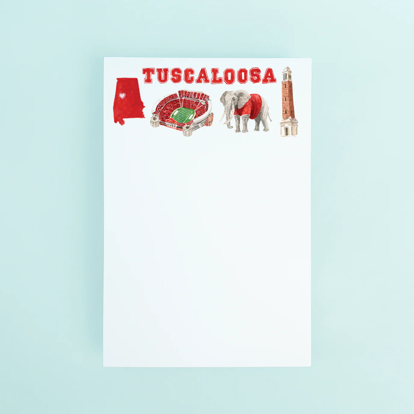 Taylor Paladino - Notepad - Tuscaloosa Pattern