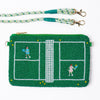 Ink & Alloy - Clutch - Leila Tennis Seed Bead - With Strap - Findlay Rowe Designs