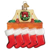Family Of 5 Stockings Ornament