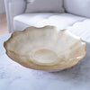 Beatriz Ball - GLASS New Orleans Cracked Foil Leafing Centerpiece with Scalloped Edges (Gold) - Findlay Rowe Designs