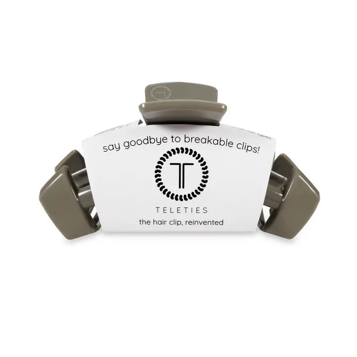 Teleties - Classic Hair Clip - Sage it Ain't So - Medium