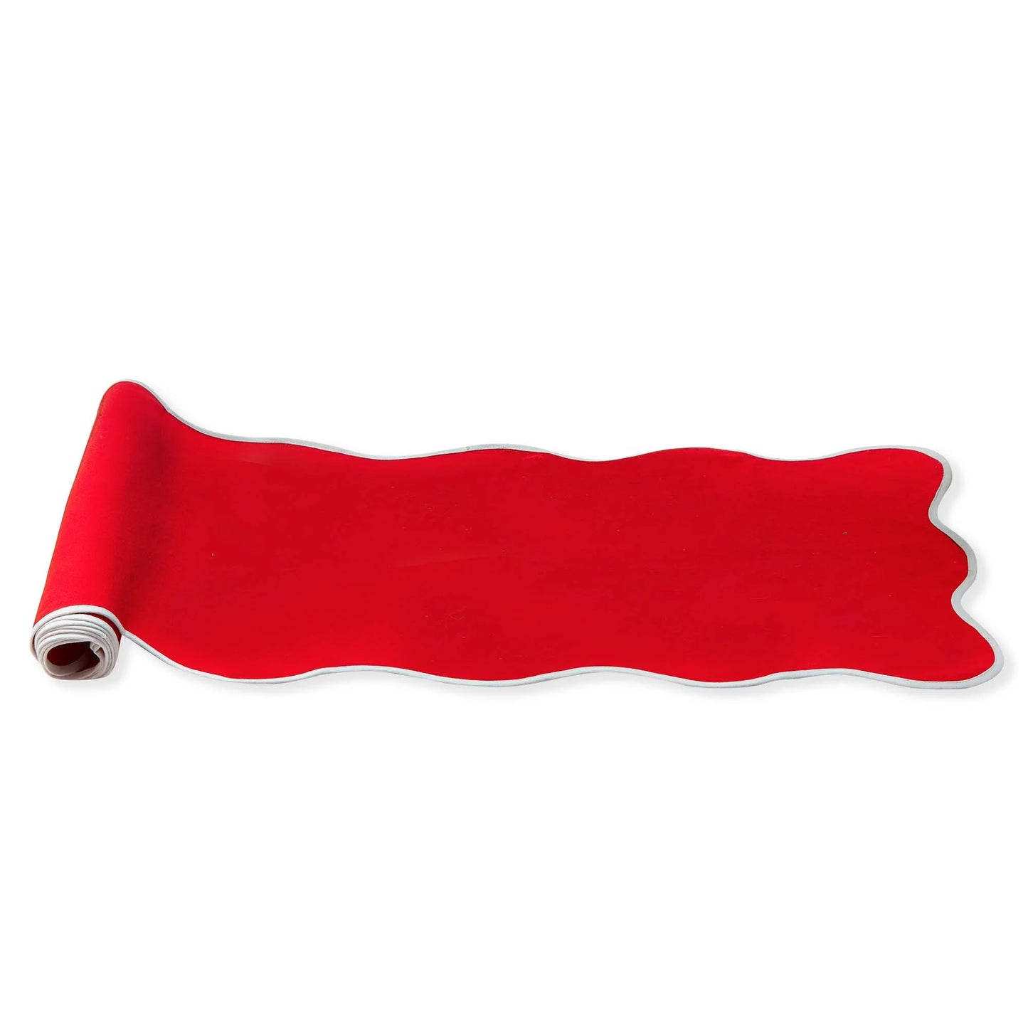 Table Runner - Scalloped Cotton - Red