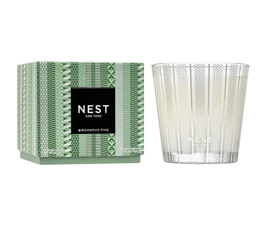 Nest - 3 Wick Classic Candle - Birchwood Pine - Findlay Rowe Designs