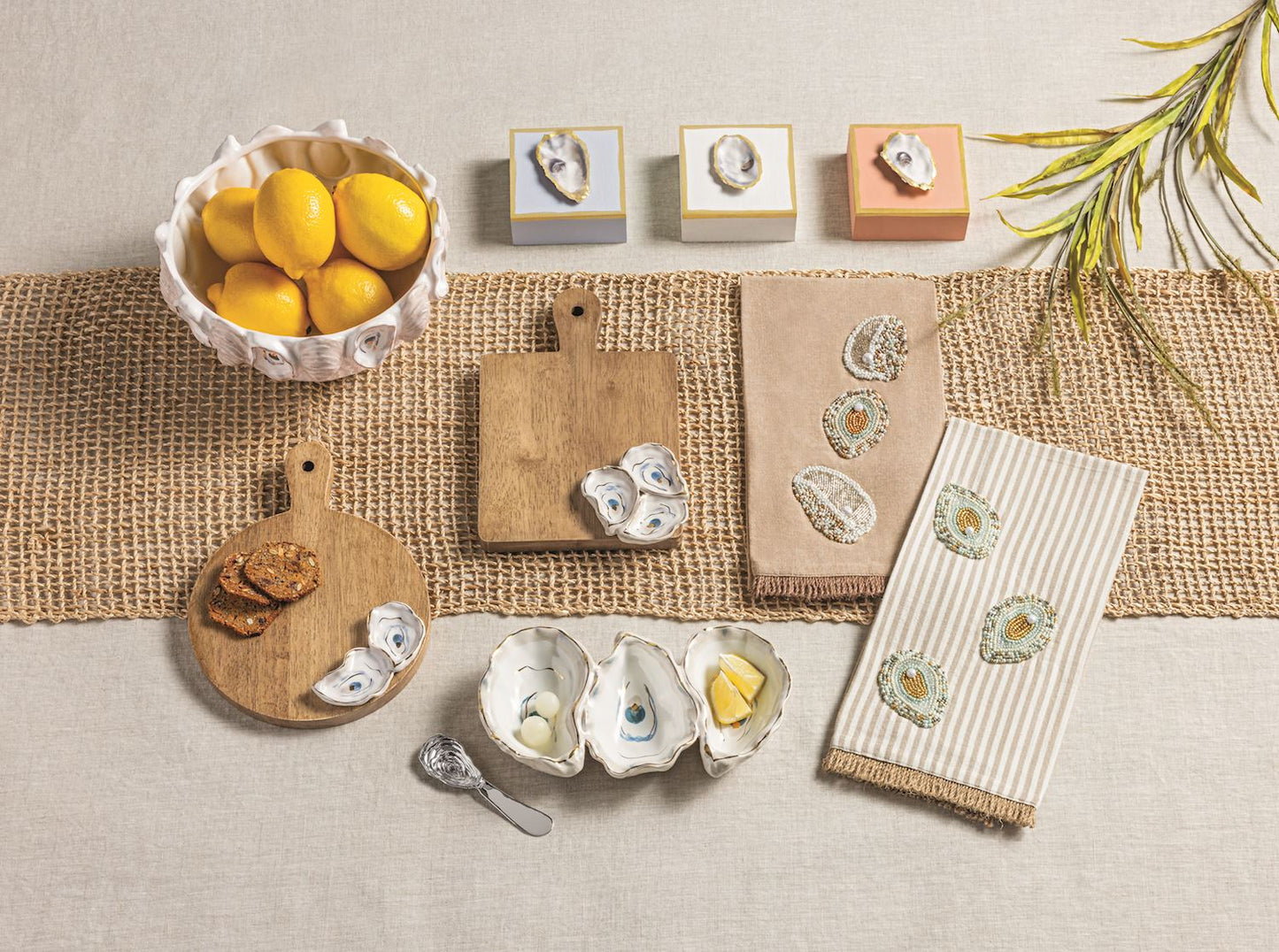 Mud Pie - Serving Bowl - Oyster Shell - Findlay Rowe Designs