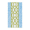 Caspari - Guest Towel Napkins - Knots And Spots - Blue  Green - Findlay Rowe Designs