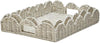 Serving Tray - Scalloped Edge All Weather Wicker - Findlay Rowe Designs