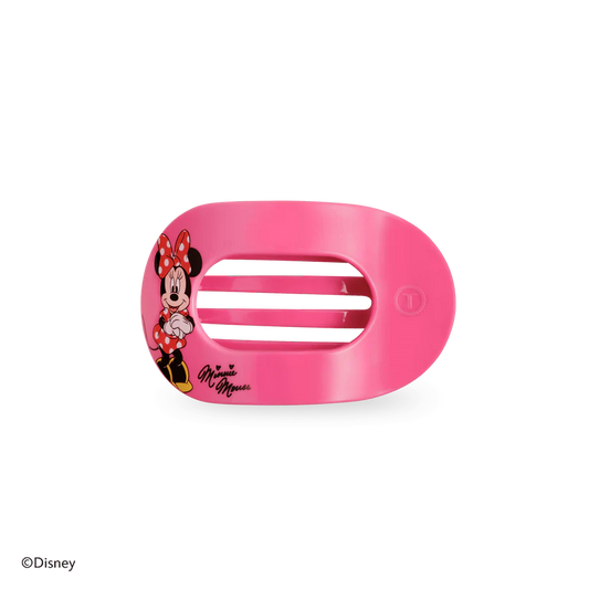 Teleties - Flat Round Hair Clip -Minnie Mouse - Small - Findlay Rowe Designs