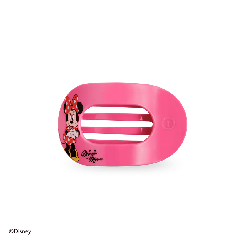 Teleties - Flat Round Hair Clip -Minnie Mouse - Small - Findlay Rowe Designs