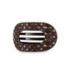 Teleties - Flat Round Hair Clip - Truly Taupe Quilted - Medium - Findlay Rowe Designs