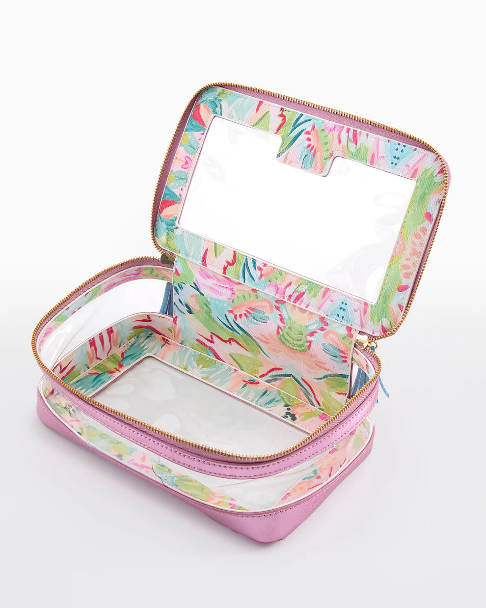 Oh My Mahjong - Tile Storage Bag - Metallic Light Pink - Findlay Rowe Designs
