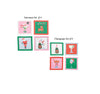 Mud Pie - Cloth Cocktail Napkin Set 4 - Whimsical Christmas - Findlay Rowe Designs