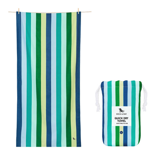 Dock & Bay - Quick Dry Towels - Cool Lagoon - Findlay Rowe Designs
