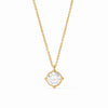 Julie Vos - Necklace - Honeybee Solitaire - Cubic Zirconia - Gold