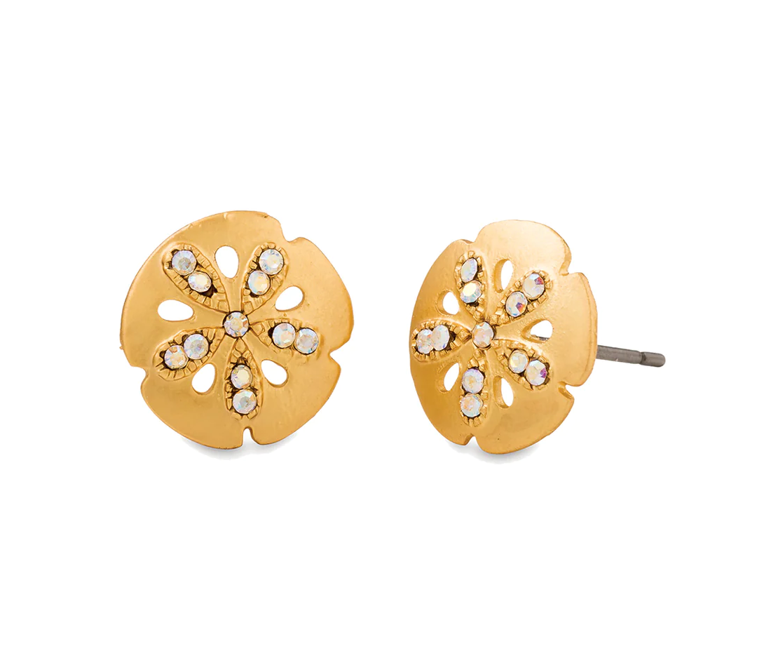 Spartina- Set of 2 Sea Stud Earrings Set Sand Dollar/Starfish