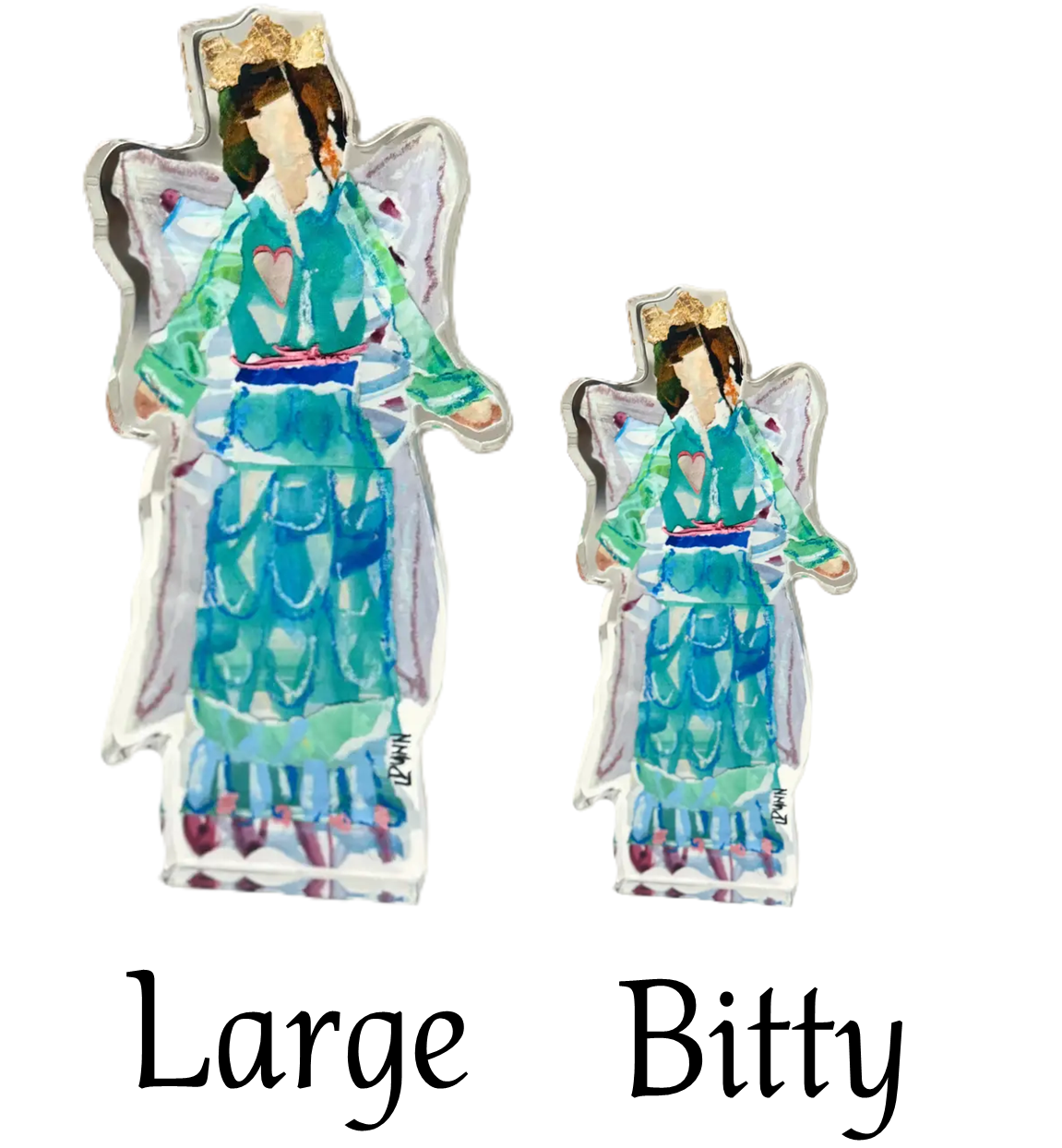 Lauren Dunn - Acrylic Block - Angel - Grace