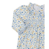 Kissy Kissy - Blue Floral Fantasy Footie - Findlay Rowe Designs