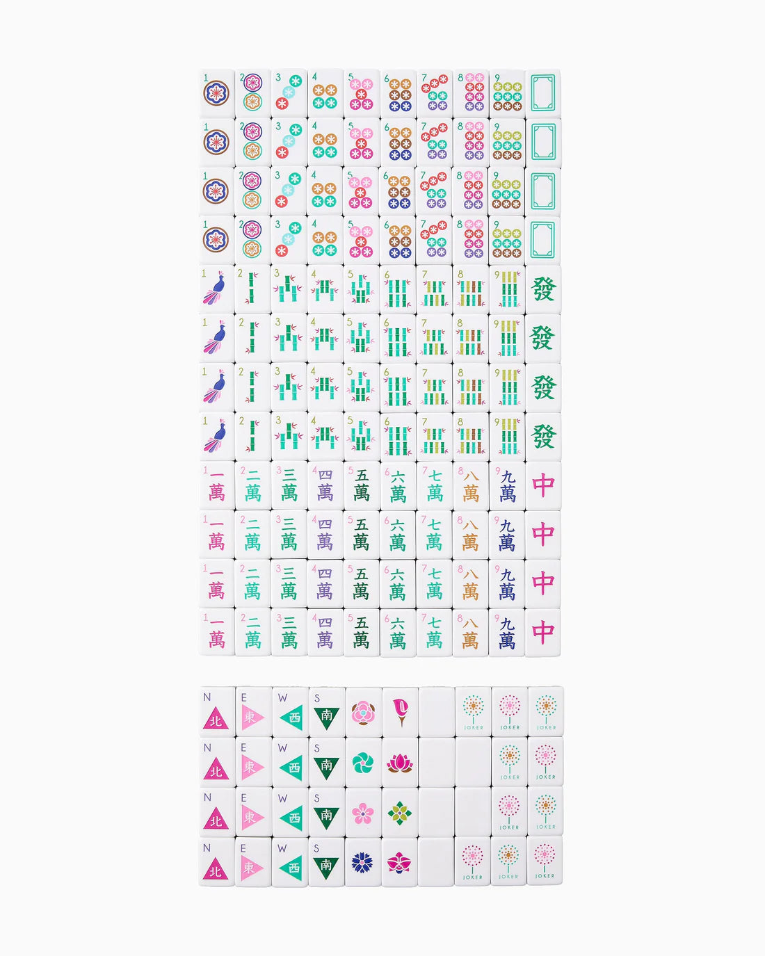 Oh My Mahjong - La Fete  Mahjong Tiles - Findlay Rowe Designs