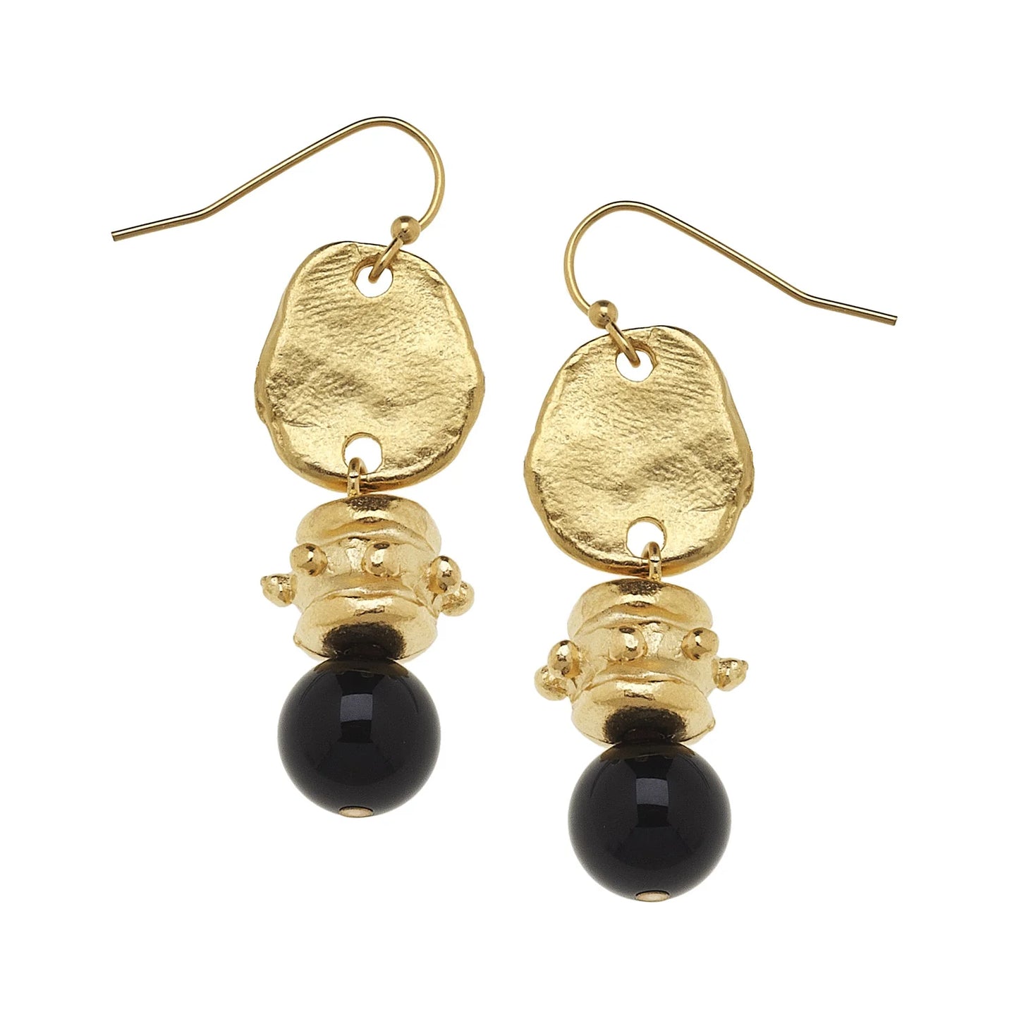 Susan Shaw - Earring - Dangle Bentley - Black Onyx - Findlay Rowe Designs