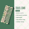 Lilly Pulitzer - Travel Comb and Pouch - Findlay Rowe Designs
