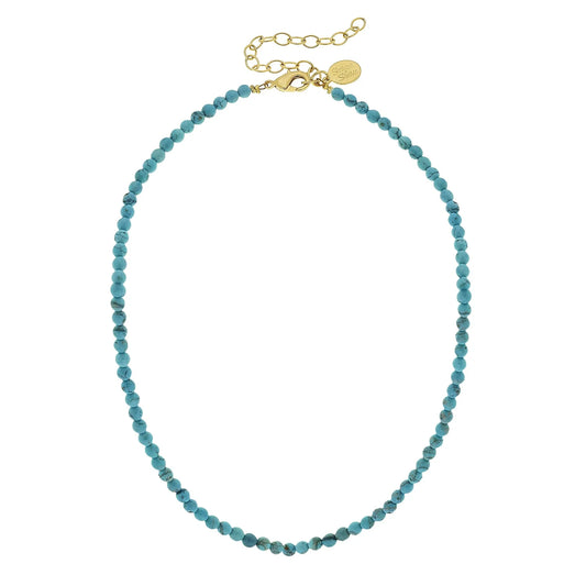 Susan Shaw - Alys Necklace - Turquoise