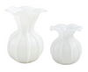 Mud Pie - Vase - Ruffled Glass - Findlay Rowe Designs
