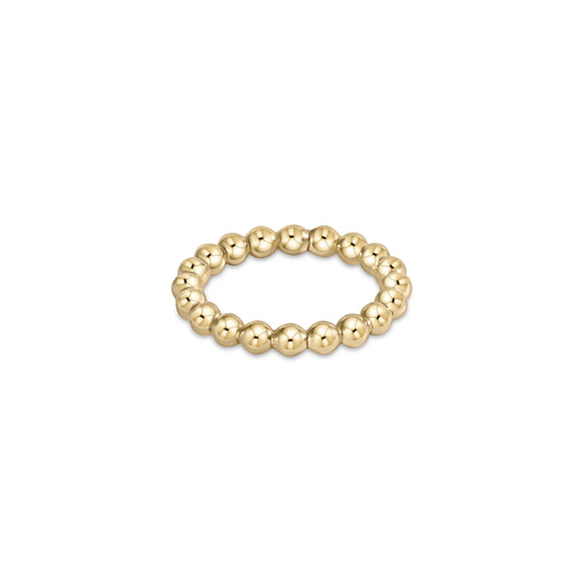 Enewton - Classic Gold 3mm Bead Ring  - Size 7 - Findlay Rowe Designs