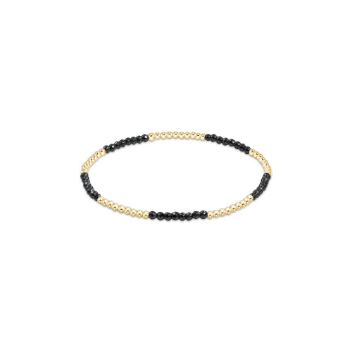 Enewton - Blissful Pattern 2mm Bead Bracelet - Faceted Hematite - Findlay Rowe Designs