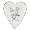 Glory Haus - Trinket Tray - Trust In The Lord - Gold - Findlay Rowe Designs