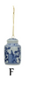 Ornament - Stoneware Ginger Jar - Blue & White - Findlay Rowe Designs