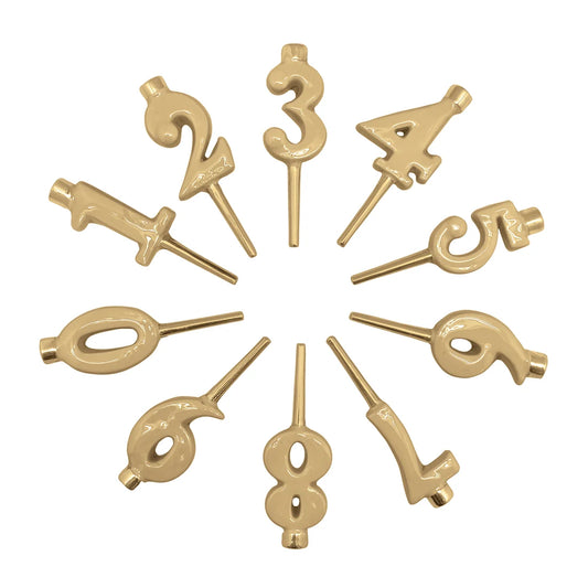 Mariposa - Candle Holder Number Set - Gold