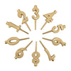 Mariposa - Candle Holder Number Set - Gold