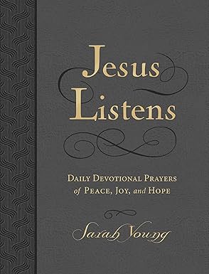 Jesus Listens - Large Text  - Leathersoft - Charcoal - Findlay Rowe Designs