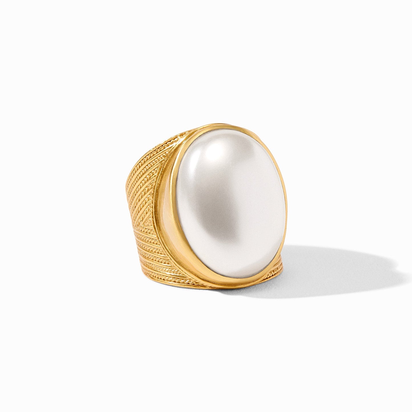 Julie Vos - Ring - Verona Statement - Pearl - Findlay Rowe Designs