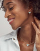 Kendra Scott- Ari Heart Silver Stud Earrings in Ivory Mother-of-Pearl - Findlay Rowe Designs