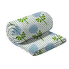 Laura Park - Fleece Blanket - Marigold Ticking Stripe Blue - Findlay Rowe Designs