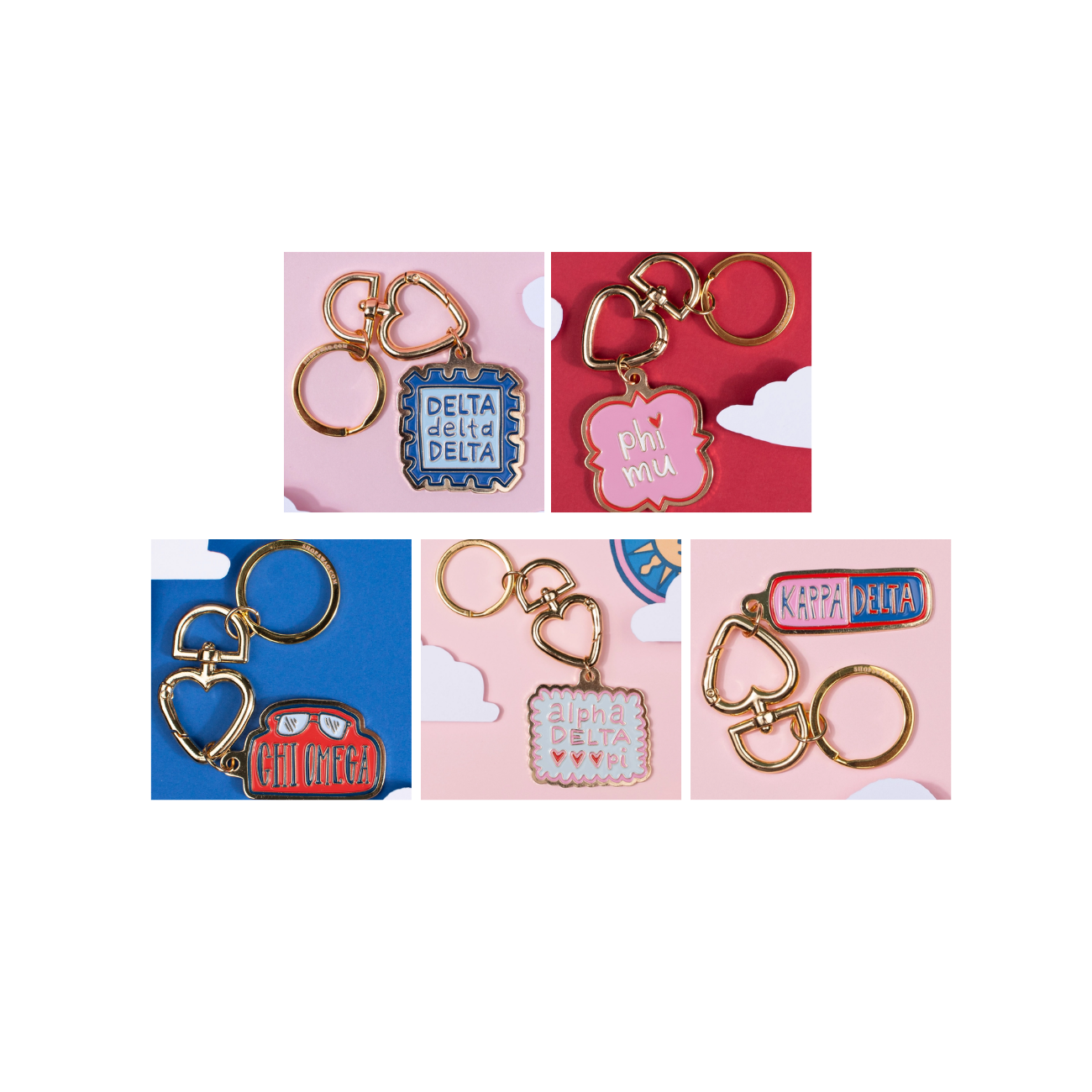 Swag - Travel Enamel Keychain - Sorority