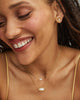 Kendra Scott - Mini Elisa Gold Satellite Short Pendant Necklace in Ivory Mother-of-Pearl - Findlay Rowe Designs