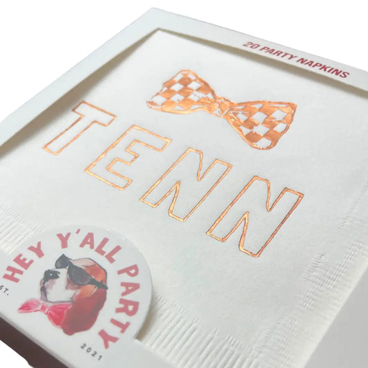 Hey Y'all Party - Cocktail Napkins - Tennessee Foil - Findlay Rowe Designs